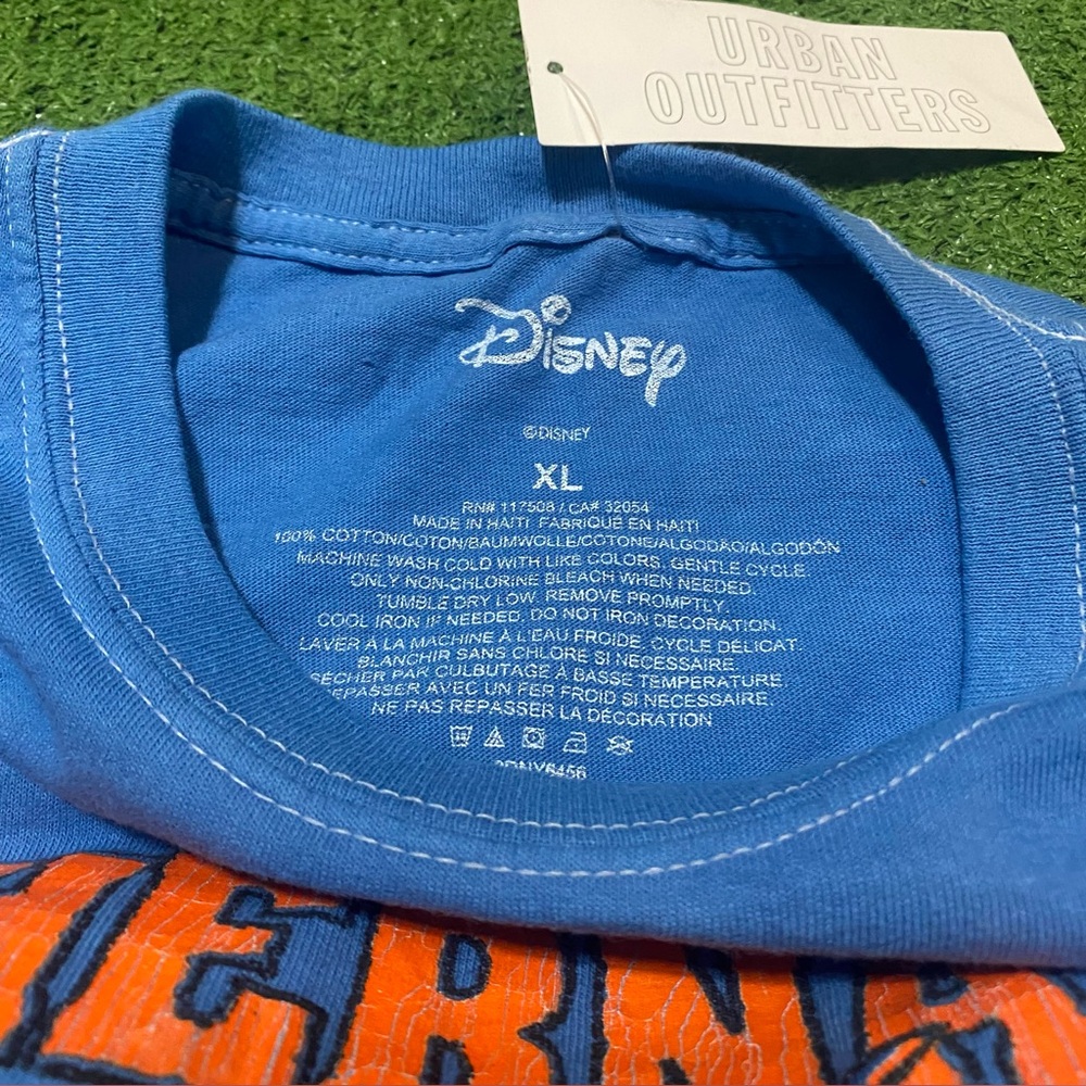 NEW Disney’s Fantasia Chernabog T-Shirt Size XL Mineral Washed Faded Blue NWT - Picture 3 of 4